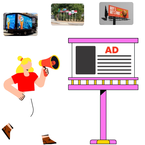 Different types of outdoor advertising services crafted to promote businesses effectively Anna Nagar
